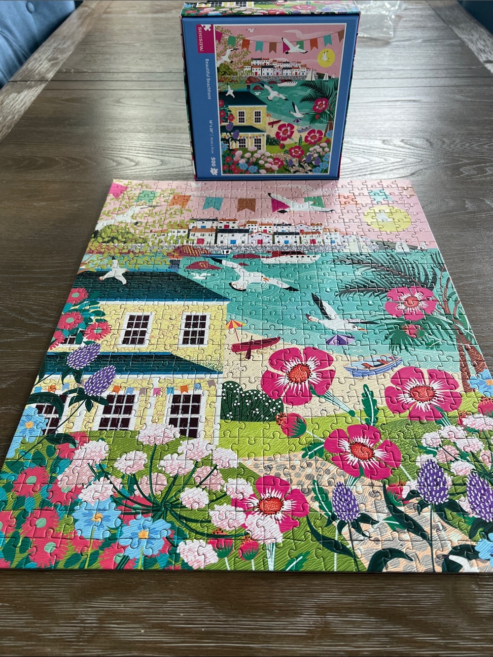 500 piece Beautiful Beachfront Jigsaw Puzzle